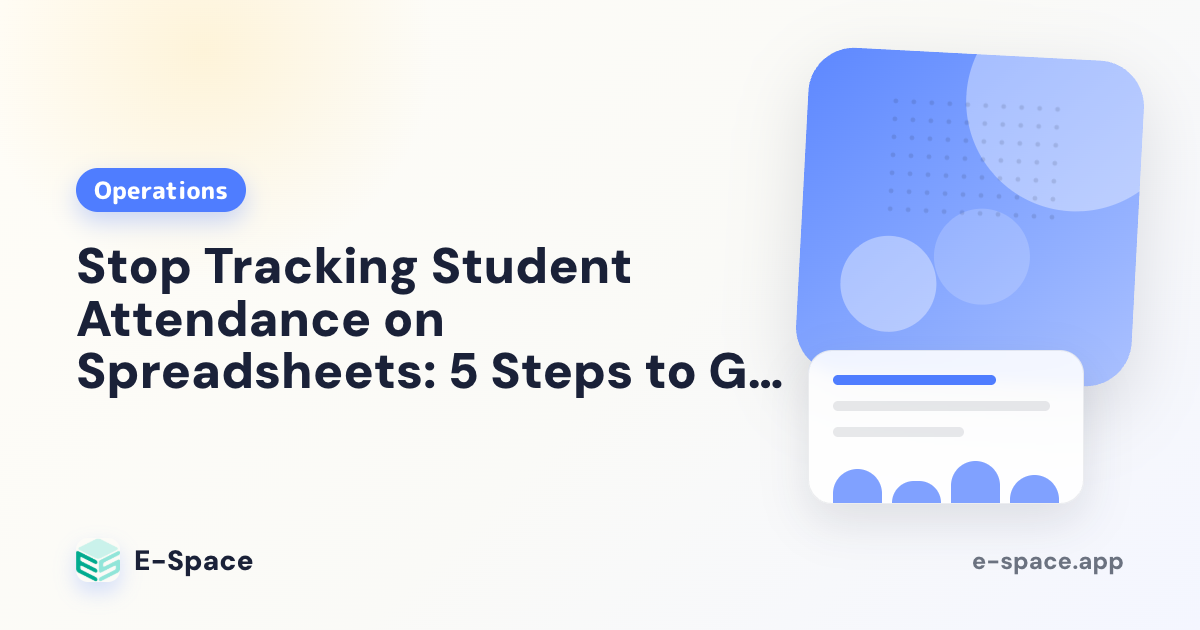 Stop Tracking Student Attendance on Spreadsheets