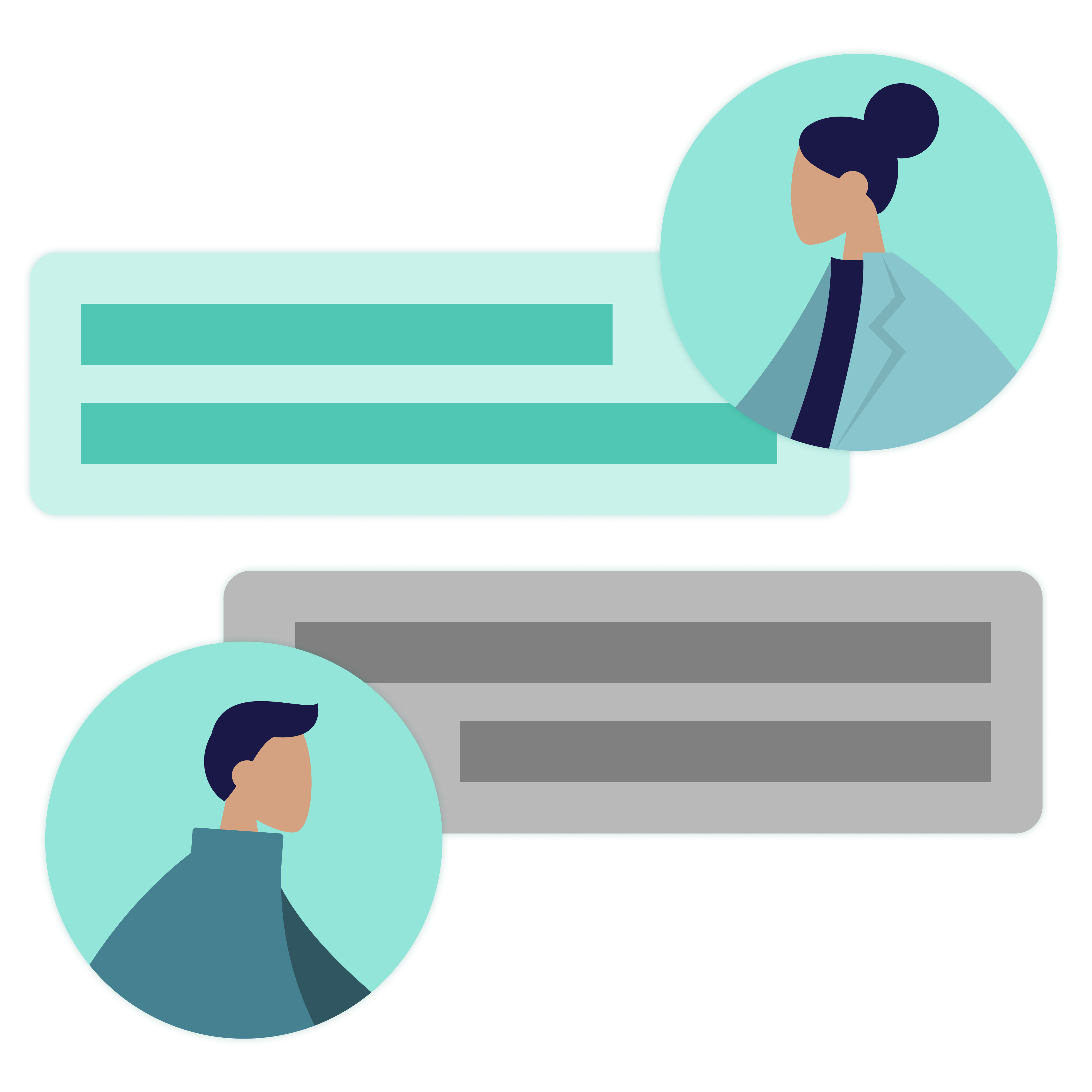 チャット機能のスクリーンショット